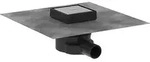 Hansgrohe RainDrain Point Komplettset, Punktablauf, Edelstahl geb&uuml;rstet /
