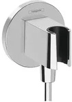Wandanschlussbogen Hansgrohe Fixfit S mit Brausehalter DN15 (1/2''), chrom - 26888000