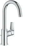 Waschtischmischer Grohe BauEdge L-Size, Ausladung 140 mm, mit Zugstange, chrom -