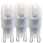 LED's light LED SMD Leuchtmittel - Kapsel G9, 2.5W, 2700K, Gefrostet, 270&deg; - 3er