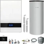 Buderus GB192i.2 Logaplus Gas-Brennwert Paket W50 wei&szlig; mit Regelung BC400,...