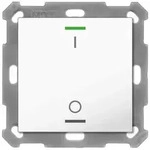 Taster Light 55 1-fach, RGBW, mit Temperatursensor, Reinwei&szlig; gl&auml;nzend,...