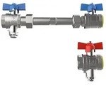 Buderus Logafloor Anschlussgruppe f&uuml;r W&auml;rmemengenz&auml;hler WMZ H3/4, horizontale