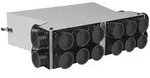 WOLF Luftverteiler DN 125 f&uuml;r CWL-F-150 - 2x 10 Stutzen DN 75/63 mit je 5 Rohrkappen