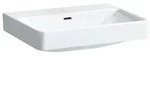 Aufsatz-Waschtisch Laufen PRO S 600 x 175 x 465 mm, 1 Hahnloch, mit &Uuml;berlauf, wei&szlig;