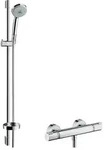 Brausethermostat-Set Hansgrohe Croma 100 Brausestange 900 mm, Handbrause &Oslash; 100 mm