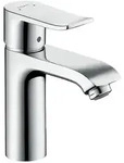 Waschtischmischer Hansgrohe Metris 110, Ausladung 116 mm, mit Zugstange, chrom -