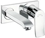 Wand-Waschtischmischer Hansgrohe Metris, Ausladung 225 mm, chrom - 31086000
