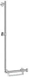 Brausestange Hansgrohe Unica Comfort 1100 mm, wei&szlig;/chrom mit Korb, Links - 26403400