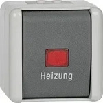 Aufputz-Heizungsnotschalter, 2 pol. Jung 806 W / WG 800