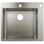Einbausp&uuml;le Hansgrohe 450 S711-F450 Becken 450 x 400 mm mit Exzenterbohrung -