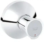 UP-Ventil Oberbau Grohe Costa Einbautiefe 20-80 mm Markierung rot, chrom - 19809001
