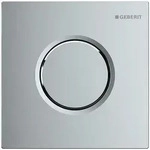 Geberit Urinalsteuerung Typ 01 mit pneumatischer Sp&uuml;lausl&ouml;sung, hochglanz-verchromt