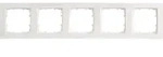Rahmen 80-mm-Ma&szlig; 5-fach, 364 mm x 80 mm titanwei&szlig;