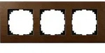 M-Plan Holzrahmen, 3-fach, Walnuss