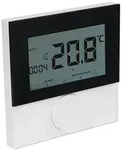 Raumregler Alpha direct Control Display - 230 V - mit schwarzer Designscheibe -