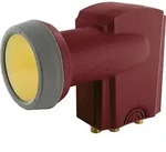 Digitales Quattro-LNB rauscharmer Signalumsetzer Ziegelrot 40 mm - Sun Protect