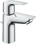 Waschtischmischer Grohe BauEdge S-Size, Ausladung 93 mm, mit Zugstange, chrom -