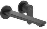 Wand-Waschtischmischer Ideal Standard Cerafine O, Ausladung 237 mm, schwarz matt -