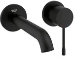Wand-Waschtischmischer Grohe Essence, Ausladung 183 mm, phantom black - 29192KF1