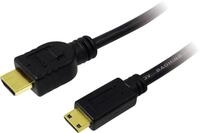 Logilink HDMI-Kabel Ethernet A -> mini St/St 2.00m sw