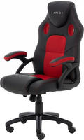 Raptor Gaming Stuhl GS-40 PU + Fabric schwarz/rot
