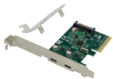 Conceptronic EMRICK 2-Port USB 3.2 Gen 2 Typ-C PCI-Express-Karte