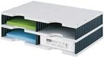 styro Styrodoc Sortierstation DIN C4 4 -Fach grau/schwarz
