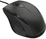LC-Power LC-m710B, optische USB-Maus, 800dpi, schwarz