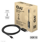 CLUB3D MiniDisplayPort 1.4 to HDMI 4K120Hz or 8K60Hz HDR10+ Cable M/M 1.8m / 6ft