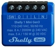 SHELLY 1 Mini Gen3 Smart Relay