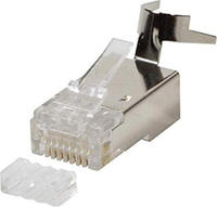 Logilink Modular RJ45 f&uuml;r Cat7,Cat.6A, Cat6 Kabel, 50 Stk.