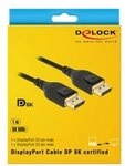 DELOCK DisplayPort Kabel 8K 60 Hz 1 m