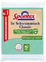 Spontex Schwammtuch Classic Antibac PEFC 5er Pack