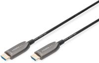 DIGITUS HDMI AOC Hybrid Glasfaserkabel UHD 8K 15m schwarz