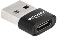 DELOCK USB 2.0 Adapter USB Typ-A St > USB Type-C Bu schwarz