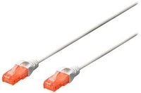 DIGITUS CAT 6 U/UTP Patchkabel - LSZH, 10m, wei&szlig;
