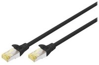 DIGITUS CAT 6A S/FTP Patchkabel, 10 St&uuml;ck, 1m, schwarz