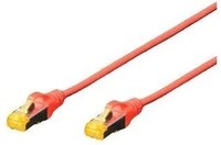 DIGITUS CAT 6A S/FTP Patchkabel, 5m, rot