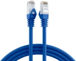 RJ45 Patchkabel Cat.6 U/UTP LSZH, CCA blau 1m