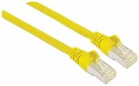 INTELLINET Patchkabel Cat6a-Stecker/Cat7-Rohkabel 0,25m gelb