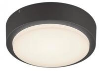 TRIO Wandleuchte IP54 BREG 227260142 LED 8,5W 850lm 3000K D200mm anthrazit