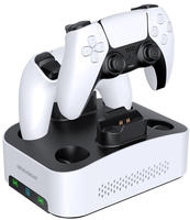 GRAUGEAR Externe Festplatte Geh&auml;use m. Dual Ladestation PS5