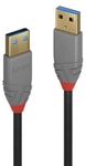 Lindy 36752 USB Kabel USB 3.2 Gen 1 (3.1 Gen 1) 2 m USB A Schwarz