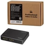 Logilink HDMI-Splitter 1x4-Port, 4K/30Hz, schlank, schw.