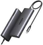 UGREEN USB-C Hub 100W PD Grey, 10-in-1