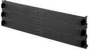 Rittal Blindpanel 3HE RAL 9005 3 St&uuml;ck
