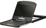 ATEN CL3700NW US Kurze Tiefe Single Rail 18,5-LCD Konsole (USB HDMI), US-Layout