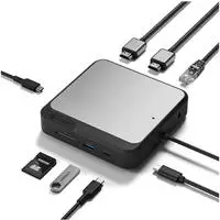 ALOGIC DUCH2 laptop-dockingstation & portreplikator Kabelgebunden USB 3.2 Gen 2 (3.1
