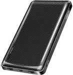 Mobile Power Bank, LiPo, 10.000 mAh, black
